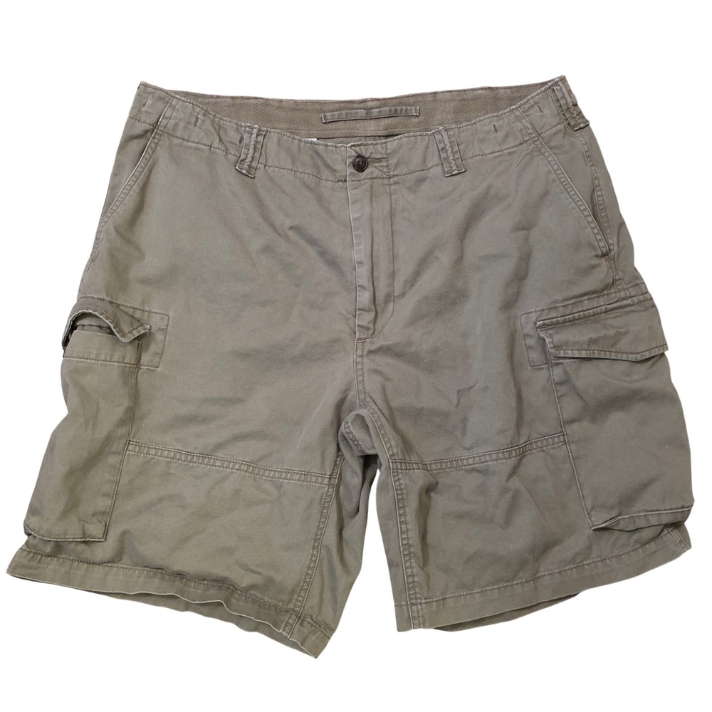 Polo Ralph Lauren Mens Relaxed Fit Cargo Shorts Olive Green Cotton Size 36